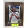 Image 1 : 7X9 PLAQUE BASEBALL PHOTO AUTOGRAPH HANK AARON COA