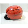 Image 3 : RAWLING BASEBALL HELMET REDS 8 AUTOGRAPHS COA