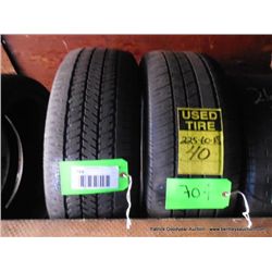 MIXED USED 225-60-18 (2X THE MONEY)