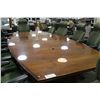 Image 2 : MAHOGANY 12' BOARDROOM TABLE