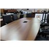 Image 2 : CHERRY 10' BOARDROOM TABLE