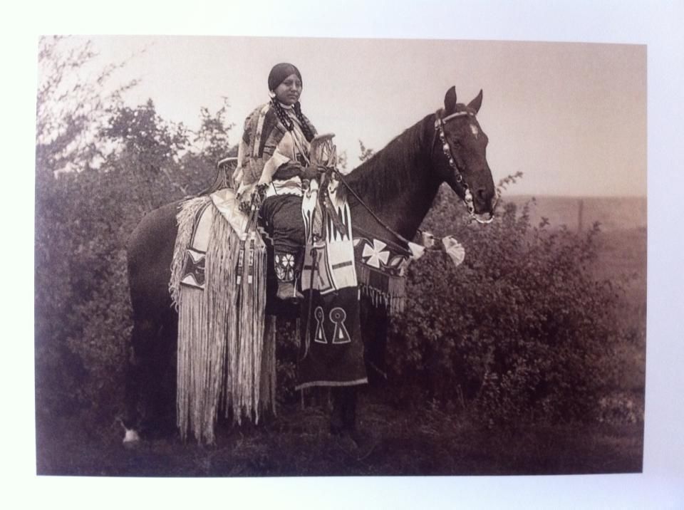 Cayuse in Ceremonial Clothing