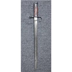 Early Bayonet - German? Wood Grip, Hallmarked