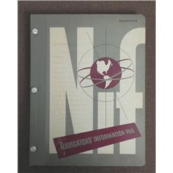 WWII 1944 USAAF PILOT'S NAVIGATION FLIGHT INSTRUCTIONS-