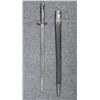 Image 3 : BRITISH M1907 BAYONET WITH LEATHER & BRASS SCABBARD