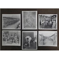 6 ORIGINAL DACHAU CONCENTRATION CAMP PHOTOS