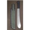 Image 2 : VINTAGE SURVIVAL HATCHET MACHETE W/CANVAS SHEATH