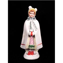 Girl Porcelain Figurine Made in Occupied Japan WWII Era