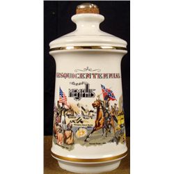 9" PORCELAIN MEMPHIS SESQUICENTENNIAL 1819-1969 BOTTLE