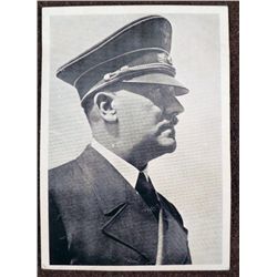 ORIGINAL NAZI PHOTO POST-CARD OF HITLER--4X 5/1/2"