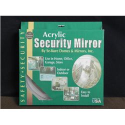 NEW 12" SECURITY MIRROR-CONVEX-W/HARDWARE-UN-OPENED