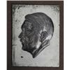 Image 1 : NAZI BUST PLACK OF HITLER-ORIGINAL-MOUNTED ON STEEL