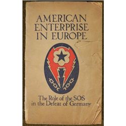 WWII BOOK-"AMERICAN ENTERPRISE IN EUROPE-ROLE OF SOS