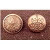 Image 1 : 2 NGW National Guard Gilt Buttons Post Civil War