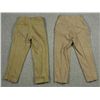 Image 3 : 2 PAIR SPAN-AM (?) ARMY UNIFORM PANTS-OD WOOL