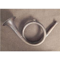 Antique Civil War Circular Brass Bugle 11 Inch