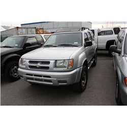 2000 NISSAN X-TERRA, 4DR, SUV, GREY, VIN # 5N1ED28Y4YC516271