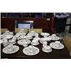 Image 3 : 104PCS OF  ROYAL ALBERT BONE CHINA ENGLAND TRANQUILLITY DINNERWARE SET