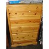 Image 1 : 5 DRAWER PINE DRESSER
