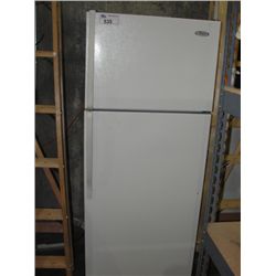 WHIRLPOOL 2DOOR WHITE FRIDGE