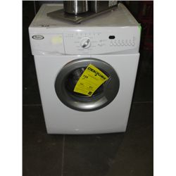 WHIRLPOOL WHITE APARTMENT SIZE FRONT LOAD WASHER