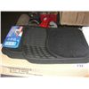 Image 1 : BOX OF 4 BLACK AUTOMOBILE FLOOR MAT SETS