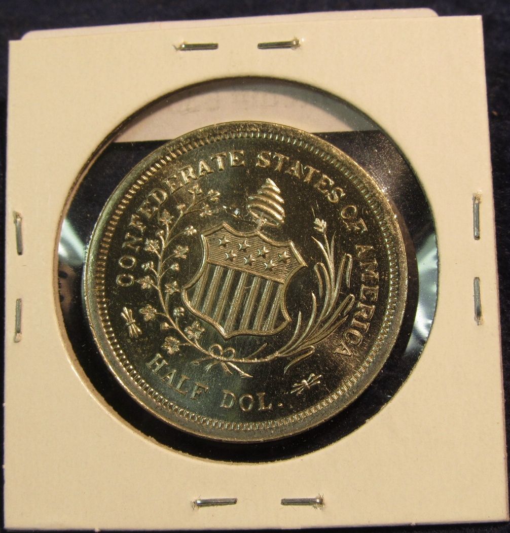 636 Robert E Lee 1807 1870 High Relief Obverse Confederate Half Dollar Fantasy Piece Not M 636 Robert E Lee 1807 1870 High Relief Obverse Confederate Half Dollar Fantasy Piece Not M