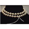 Image 2 : SEMI BAROQUE 14K CLASP 8.5 -9MM PEARL NECKLACE