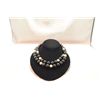 Image 1 : ONYX AND GF BEADED NECKLACE