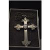 Image 2 : STAINLESS STEEL CROSS WITH A STONE IN THE MIDDLE