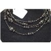 Image 2 : FACETED ONXY BEADED NECKLACE