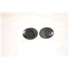Image 1 : .925 STERLING SILVER ONXY BUTTONS