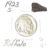 Image 1 : 1923-S BUFFALO NICKEL RED BOOK VALUE IS $9.00+ *KEY DATE GOOD GRADE*!! COIN CAME OUT OF SAFE!!