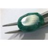 Image 1 : 7.90 CARAT *LARGE* EMERALD *BEAUTIFUL OVAL CUT & FACETED GEM*!! GEM CAME OUT OF SAFE!!