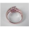 Image 3 : 14K Gold Pink & Red Ruby Ring
