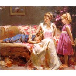 A Mothers Love by Pino 30x40 Giclee Signed