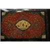 19th century Persian wooden book cover handpainted