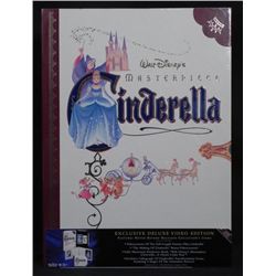 Cinderella Disney Deluxe Video w/ Art Prints, Book MIB