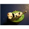 Image 2 : French Hand painted porcelain Limoges box signed