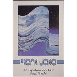 Frank Licsko NEW WAVE 1987 New York Art Expo Poster