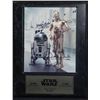 Image 1 : Star Wars Signed Kenny Baker Anthony Daniels Photo Plaq