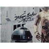 Image 2 : Star Wars Signed Kenny Baker Anthony Daniels Photo Plaq
