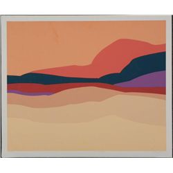 Doug Danz Signed Desert Landscape Proof Print Strata B