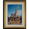 Image 1 : DISNEYLAND Framed LE Litho Cel GREATEST 50 CELEBRATION