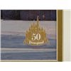 Image 4 : DISNEYLAND Framed LE Litho Cel GREATEST 50 CELEBRATION
