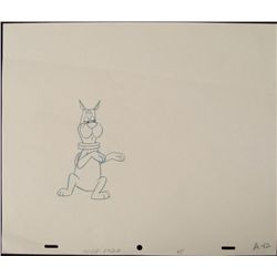 Astro The Jetsons Original Drawing Animation Dance Dog