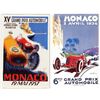 Image 1 : 2 Advertising Prints Monaco Racing 1934, 57 Hamel Minne