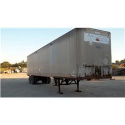 1974 Fruehauf chip van trailer