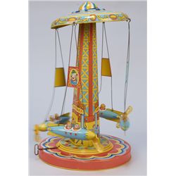 Vintage J. Chein Litho. Tin "Ride-A-Rocket" c1930's