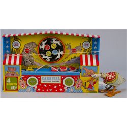 Lot of 2 - Vintage Made In USA Lihto. Tin, Wind-Up Toys